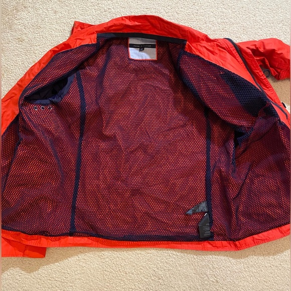 Vintage Y2K Tommy Hilfiger La Jolla Red MESH LINED JACKET XL - Picture 7 of 16
